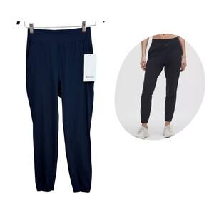 New LULULEMON Adapted State High-Rise Jogger Navy Size 2